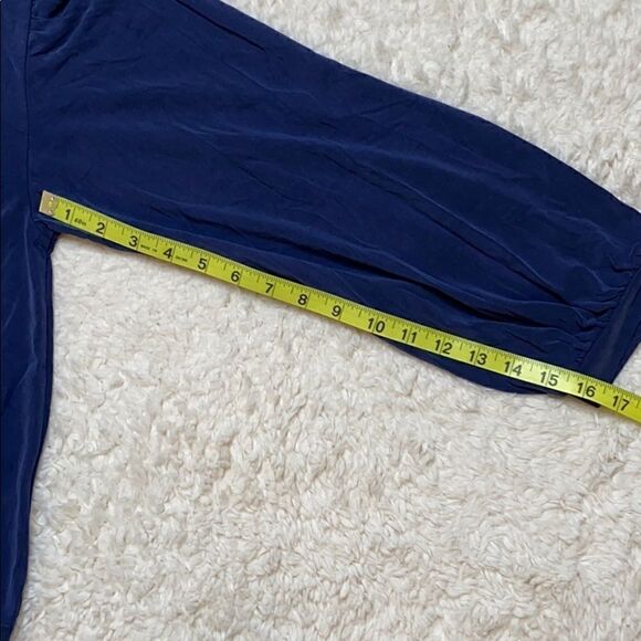 Madewell Long Sleeve navy balloon sleeve size Large - Picture 12 of 14